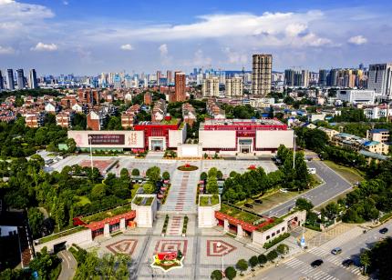  Panorama of Hunan Lei Feng Memorial Hall. Photographed by Zhou Canli