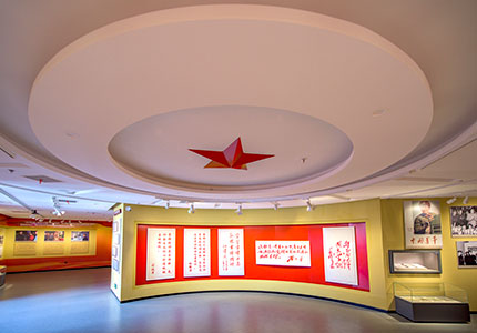  Lei Feng's Life Chronicle, the exhibition hall on the first floor of Lei Feng's Life Story Exhibition Hall. Photographed by Zeng Xiangping